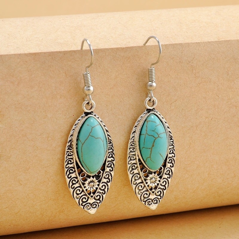 NEW Vintage Tribal Tibetan Turquoise Green Silver